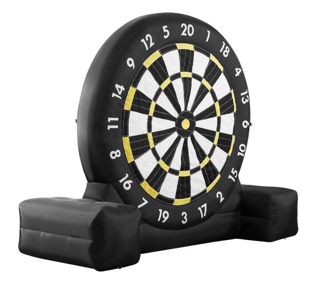 Pripučiama futbolo dart lenta su kamuoliais10