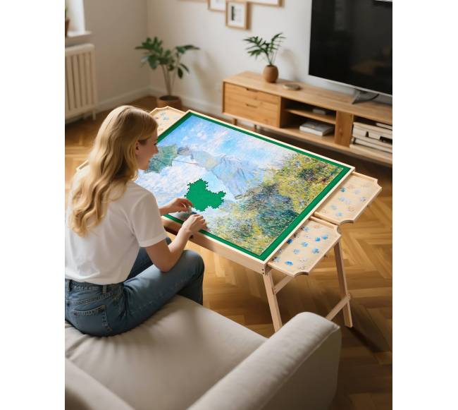 1500 dalių dėlionių lenta su lankstomom kojom1