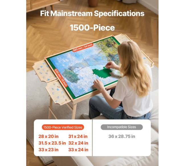 1500 dalių dėlionių lenta su lankstomom kojom2