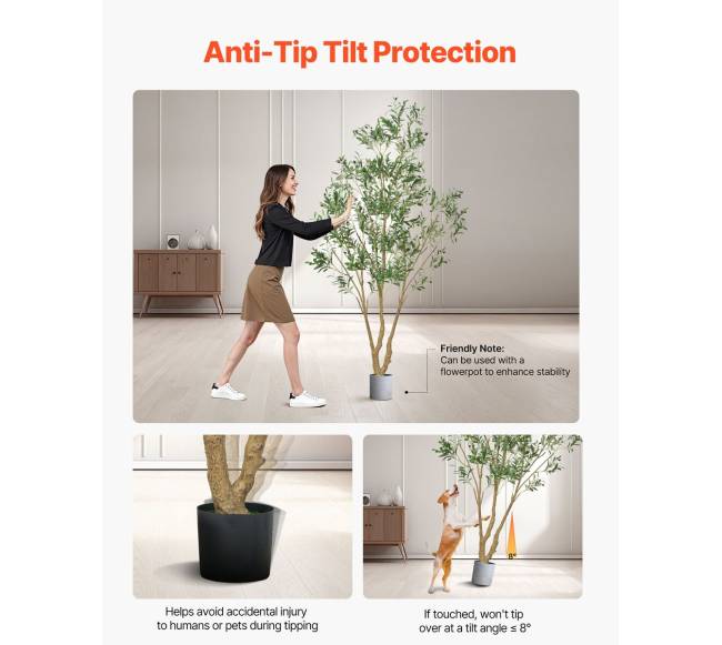 Dirbtinė alyvmedžio dekoracija su vazonu 240cm4