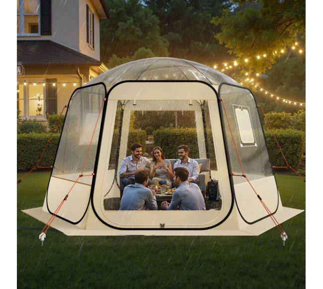 Iššokanti burbulinė palapinė, 3.36 x 3.05 m, 8-10 žmonių7