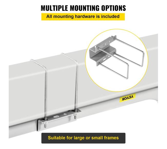 Valties priekabos kreiptuvas, 152 cm, 2 vnt. plieno3