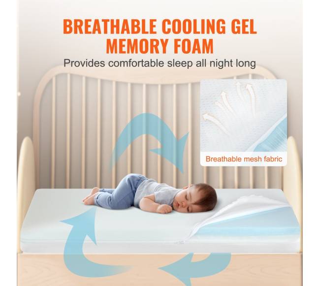 Dviejų pusių kvėpuojantis vaikų čiužinys3