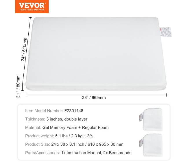 Dviejų pusių kvėpuojantis vaikų čiužinys6