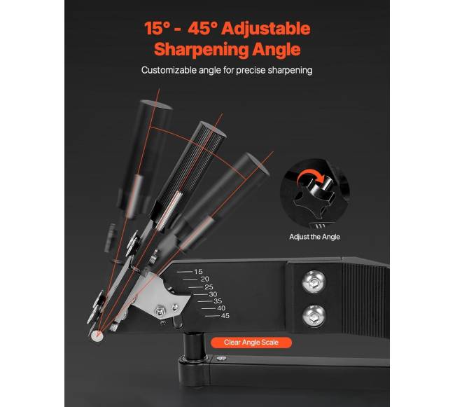 Vejapjovės peilio galąstuvas su reguliuojamu kampu3