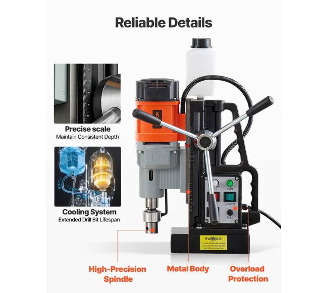 Magnetinė gręžimo mašina 1500 W 60 mm5