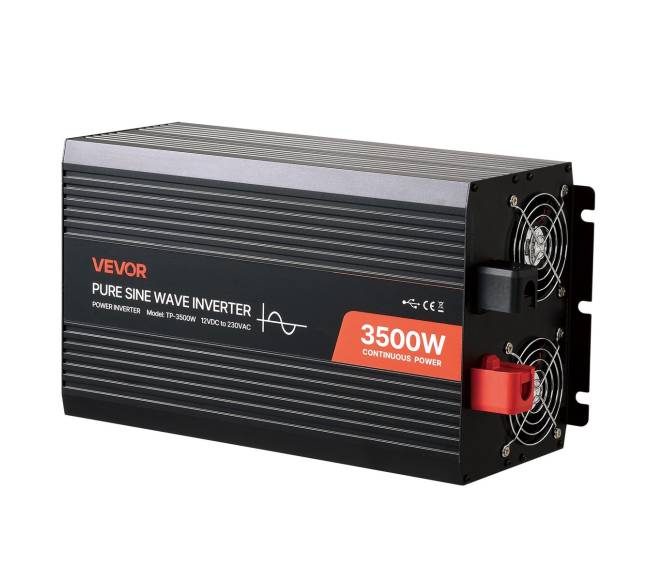 3500W galios keitiklis, 12V DC iki 230V AC8