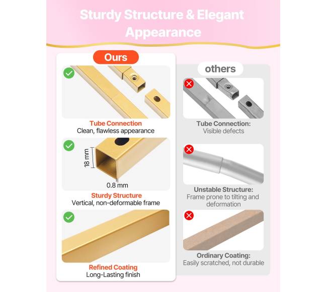 Metalinės aukso spalvos arkos dekoracijų stovas2