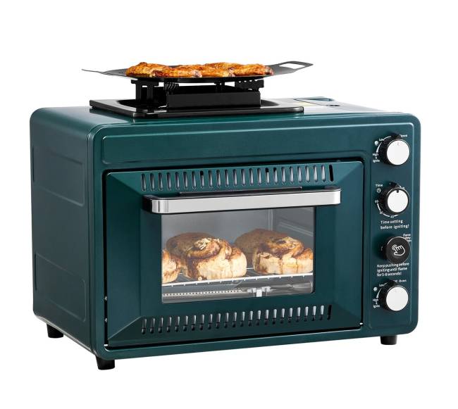 Lauko orkaitė su dujine virykle 2-in-10