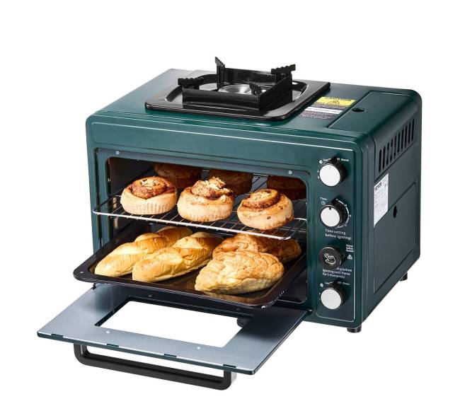 Lauko orkaitė su dujine virykle 2-in-18