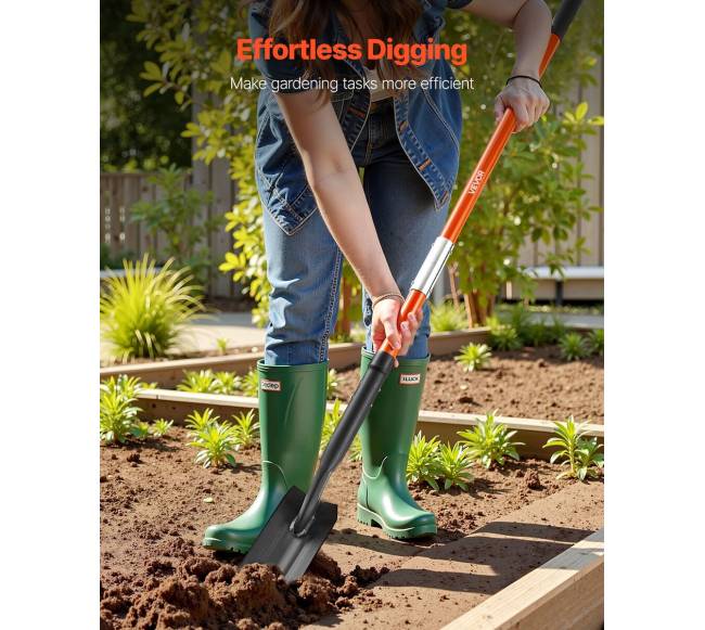 Tranšėjų kastuvas su stiklo pluošto kotu1