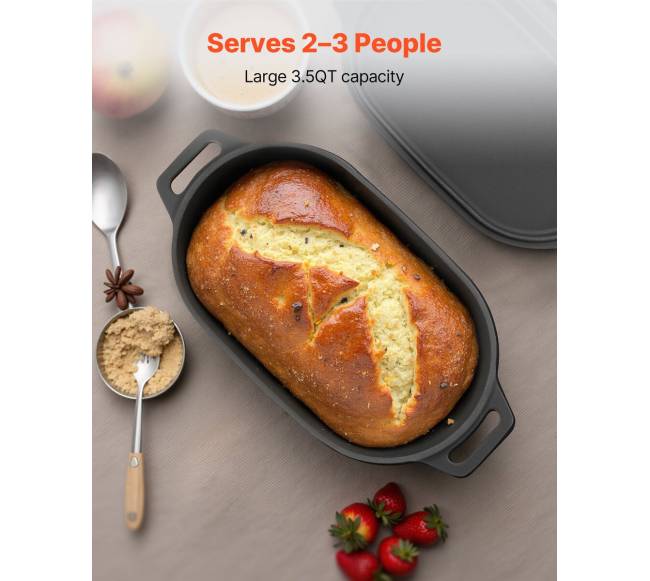 Emaliuotas ketaus puodas 3,3L1