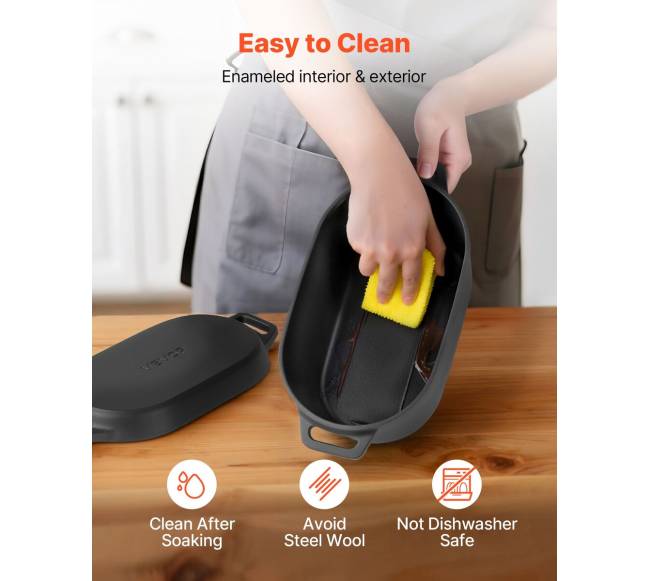 Emaliuotas ketaus puodas 3,3L4