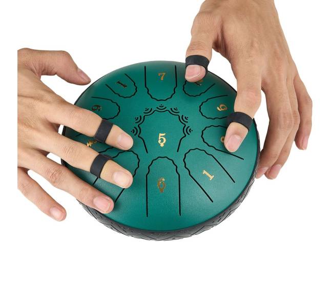 Plieninis liežuvinis būgnas 16,5 cm 11 natų8