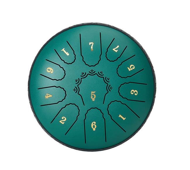 Plieninis liežuvinis būgnas 16,5 cm 11 natų10