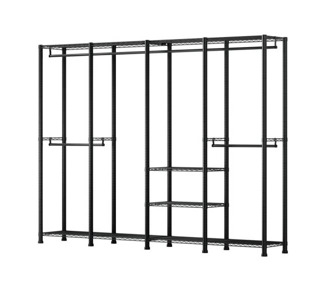 Drabužių spinta su reguliuojamais strypais8