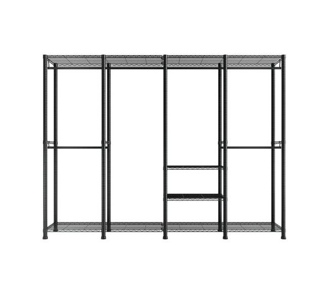 Drabužių spinta su reguliuojamais strypais10