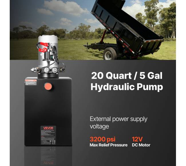 20 L hidraulinis įrenginys priekabai1