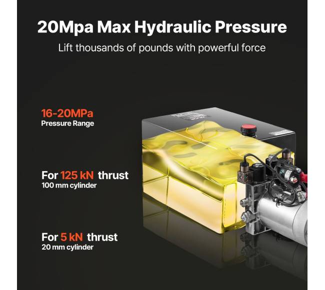 20 L hidraulinis įrenginys priekabai2