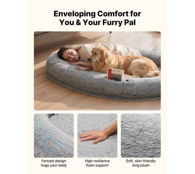 Ortopedinė atminties putų lova žmonėms ir šunims2