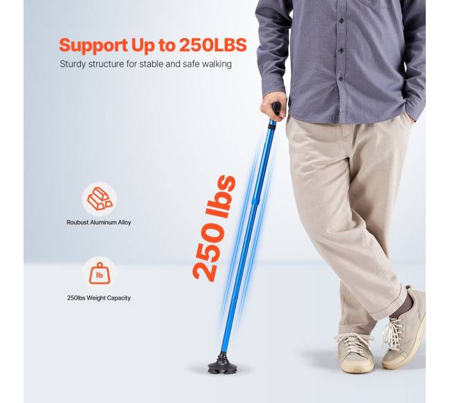 Sulankstoma vaikščiojimo lazda su keturiomis atramomis3