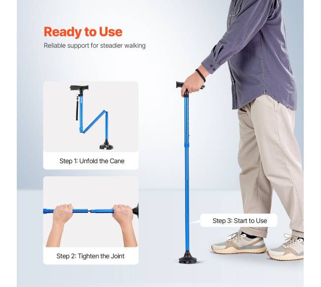 Sulankstoma vaikščiojimo lazda su keturiomis atramomis5