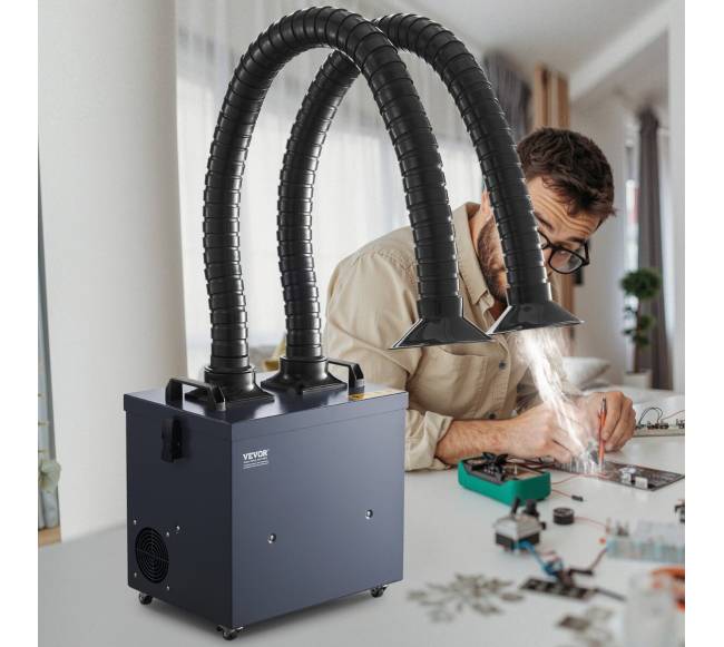 Litavimo dūmų ištraukiklis 275W su 4 pakopų filtru7