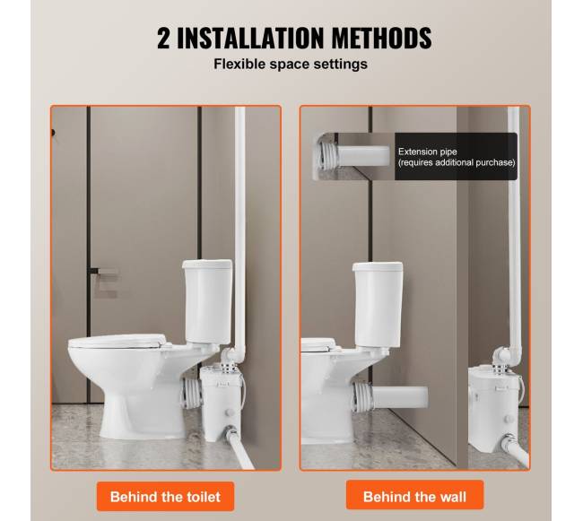 Maceracinė tualeto sistema su 700W pompa rūsiui5