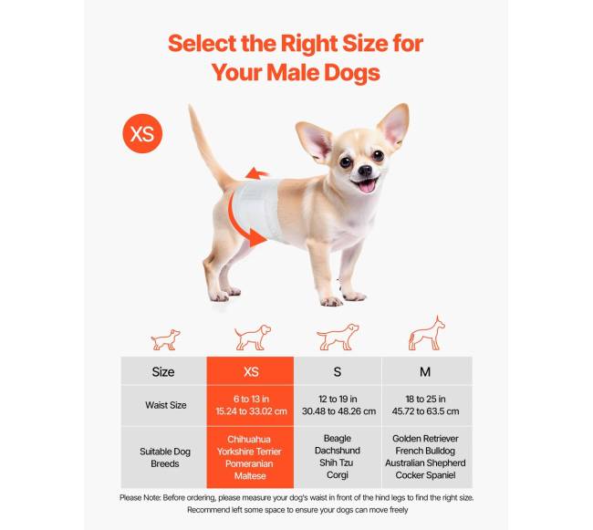 Vienkartinės šunų sauskelnės patinams XS dydis1