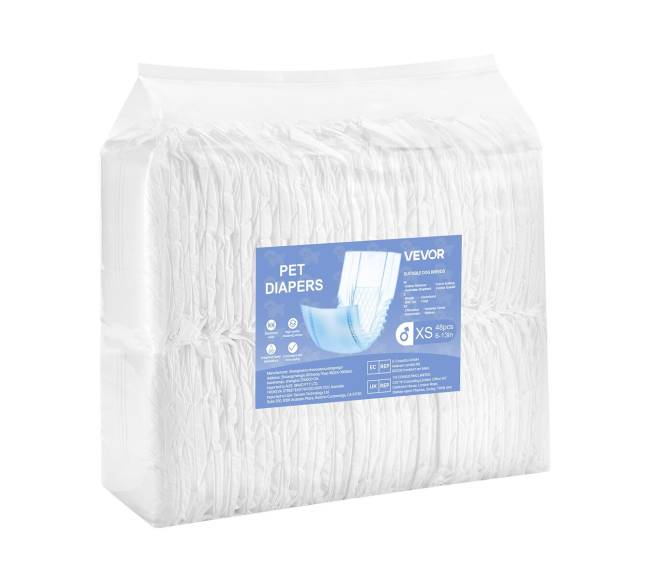 Vienkartinės šunų sauskelnės patinams XS dydis9