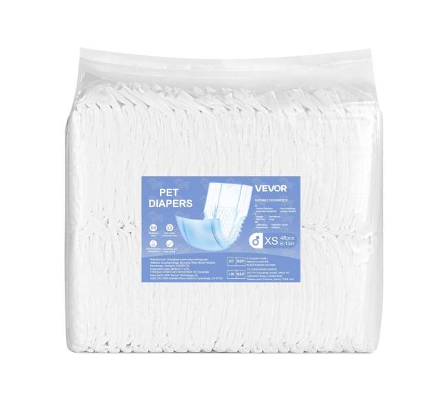 Vienkartinės šunų sauskelnės patinams XS dydis10