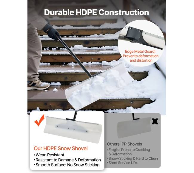 Plastikinė sniego stumdyklė 76 cm važiuojamajai daliai2