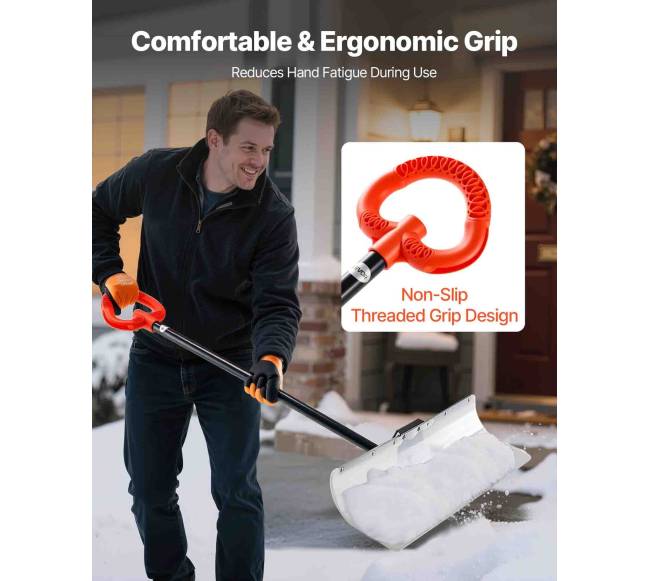 Plastikinė sniego stumdyklė 76 cm važiuojamajai daliai3