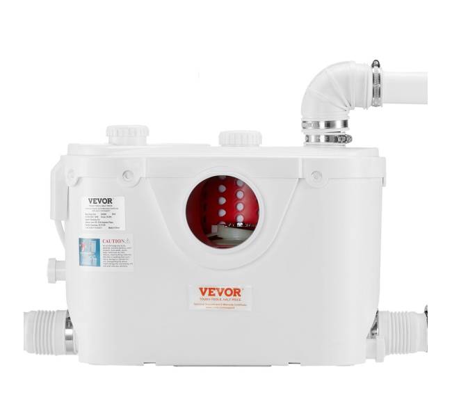 Maceruojanti tualeto sistema su 500W siurbliu rūsiui0