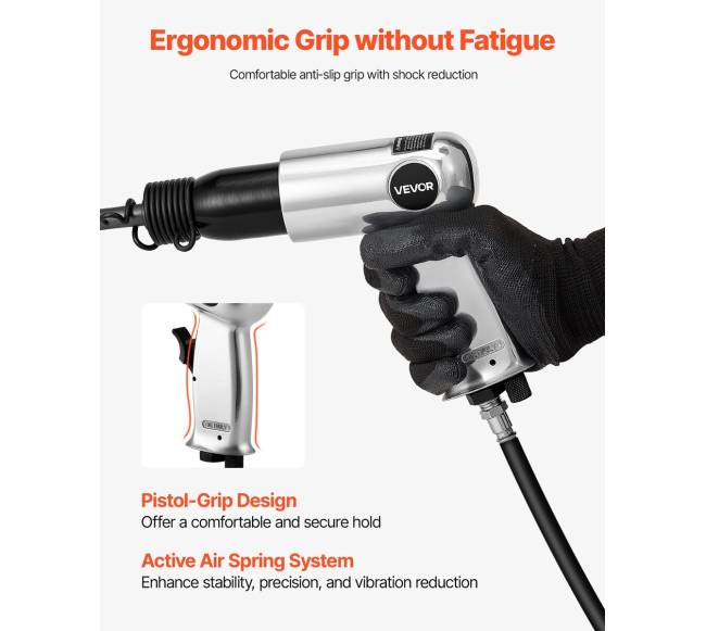 Pneumatinis kūja 3500 BPM su kaltais4