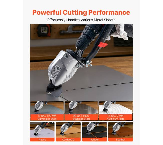 Metalo kirpimo grąžto priedas su besikeičiančia galvute1