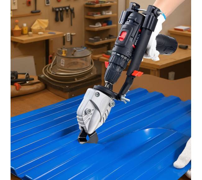 Metalo kirpimo grąžto priedas su besikeičiančia galvute7