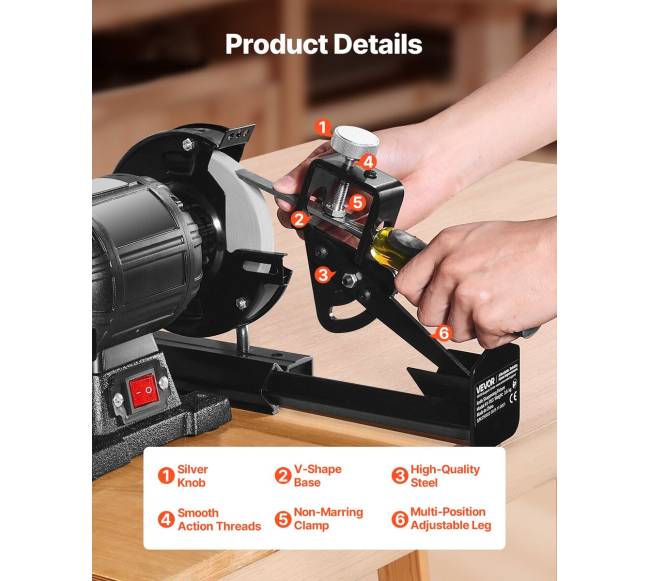 šlifavimo sistema, grūdintojo rinkinys 6" ir 8" šlifuokliams4