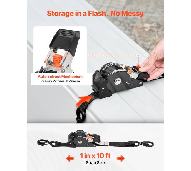 Ištraukiamos ratcheto dirželiai su S kabliais2