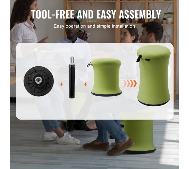 Reguliuojama supamoji kėdė su audinio danga5