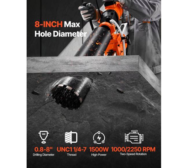 Deimantinis grąžtas betonui 8 cm1