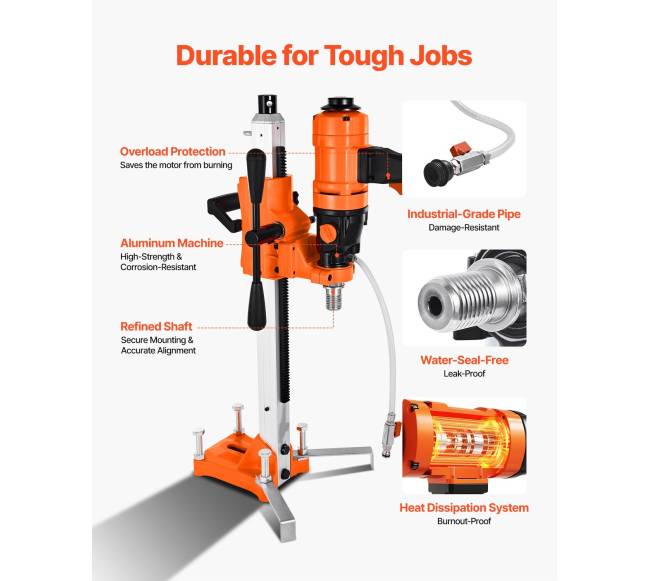 Deimantinis grąžtas betonui 8 cm6