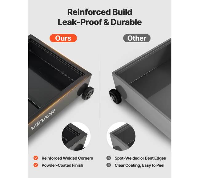 Žemo profilio alyvos išleidimo talpa 56.8 L5