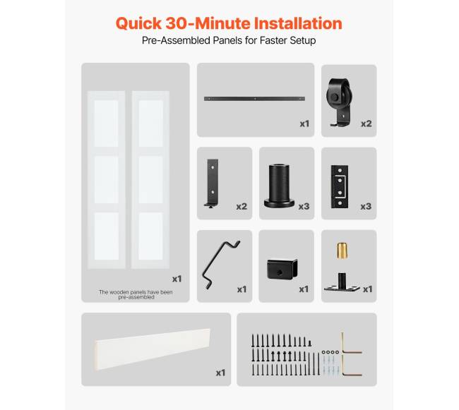 Bifold durų sąvaros su grūdintu stiklu4