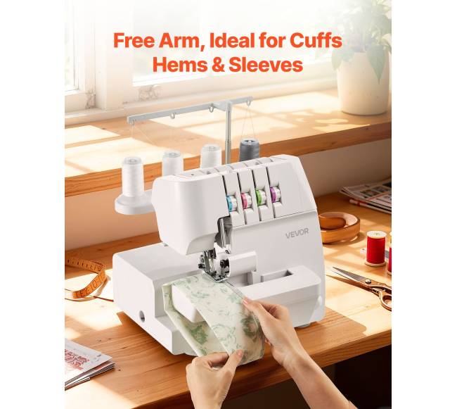 Overlokinė siuvimo mašina su LED ir laisva ranka4