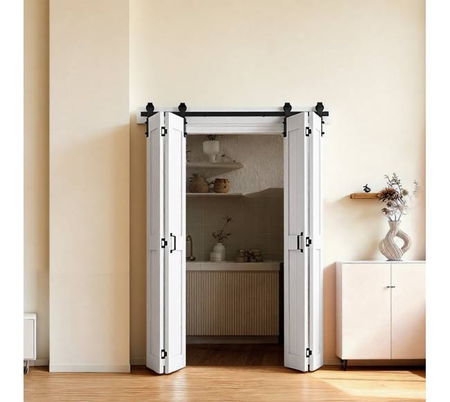 Dviejų dalių durys kambario padalijimui7