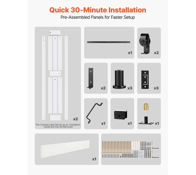 Dvigubos klostuotos durys iš MDF plokščių4