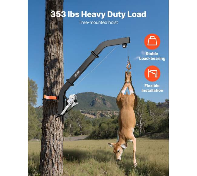 Medį montuojamas elnių keltuvas 160 kg talpos1