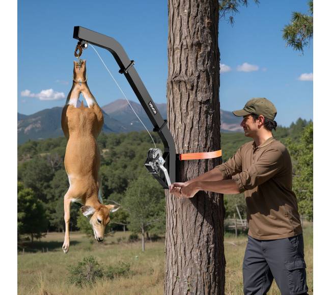 Medį montuojamas elnių keltuvas 160 kg talpos7