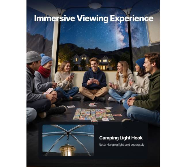 Skaidri burbulinė palapinė, 4.58 x 4.32 m, 12-15 asmenims5